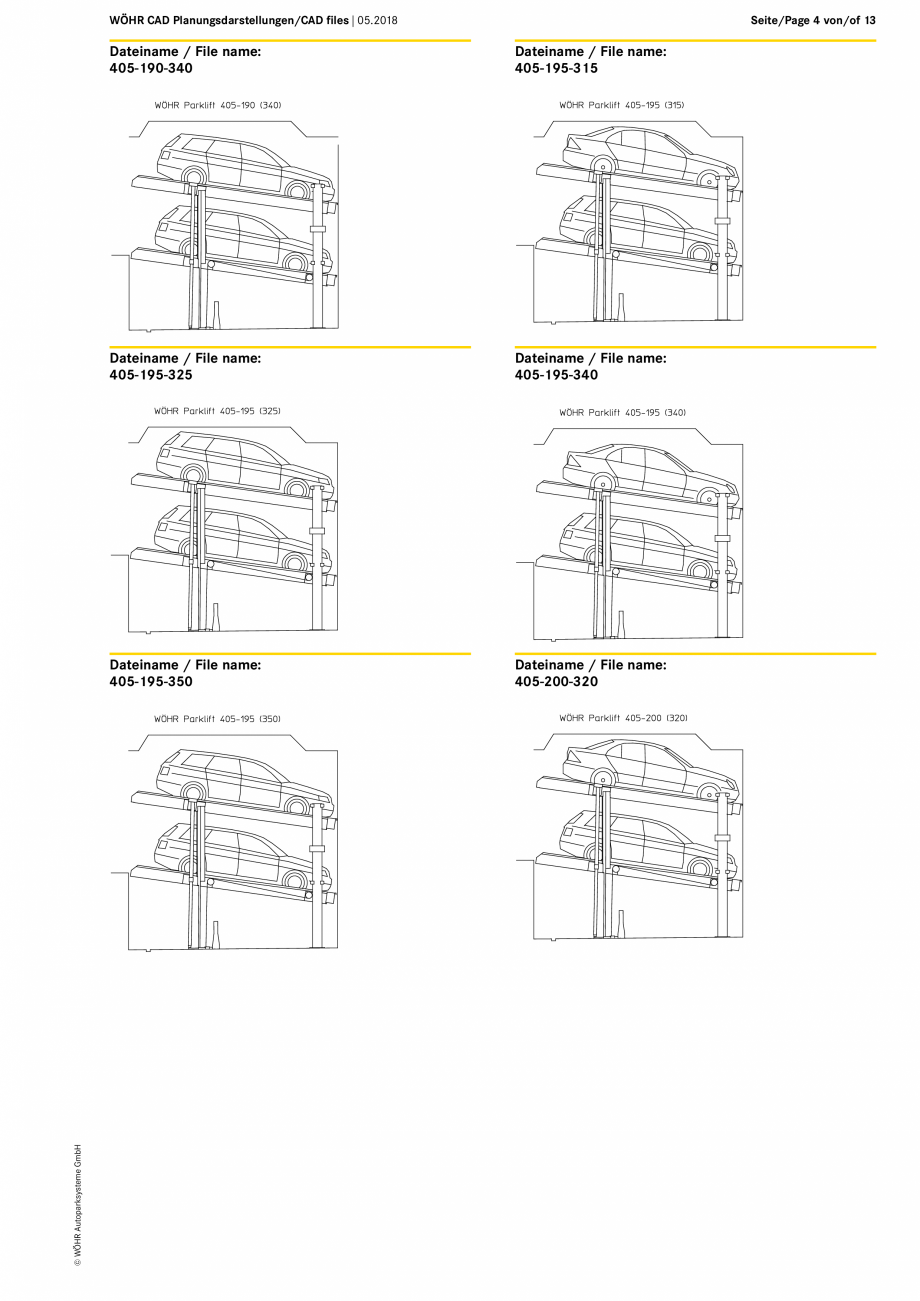 Pagina 4-CAD-PDF WOEHR_CAD-405_DE-EN_05-2018 WÖHR Detaliu de produs PARKLIFT 405 
