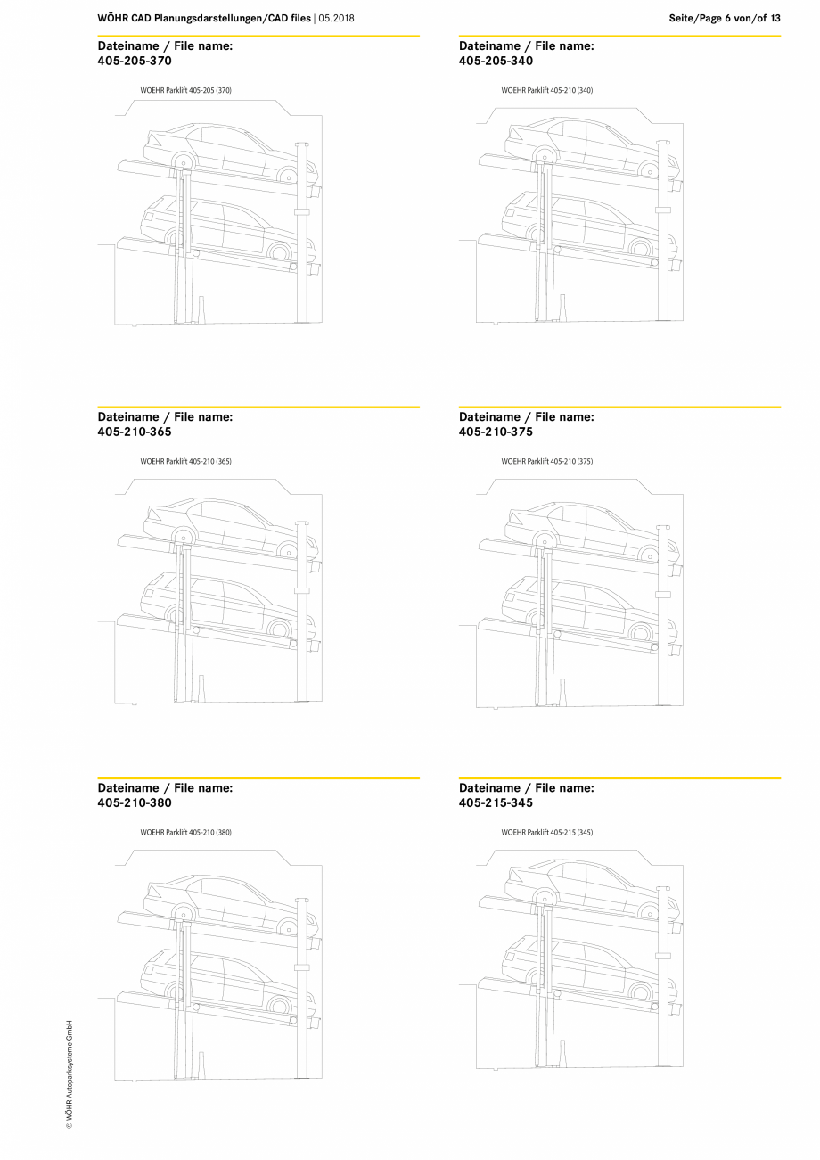 Pagina 6-CAD-PDF WOEHR_CAD-405_DE-EN_05-2018 WÖHR Detaliu de produs PARKLIFT 405 