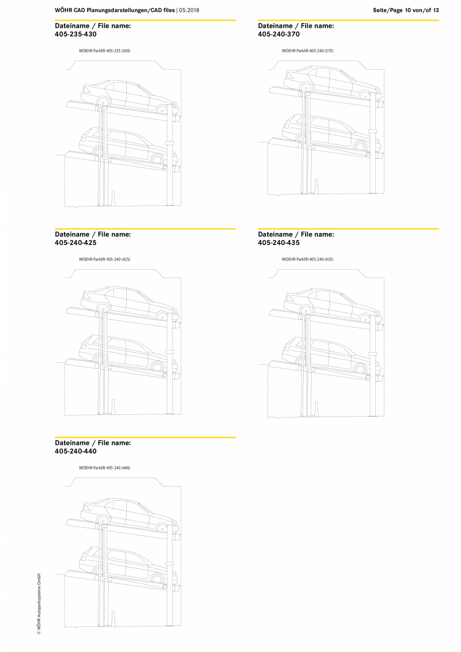 Pagina 10-CAD-PDF WOEHR_CAD-405_DE-EN_05-2018 WÖHR Detaliu de produs PARKLIFT 405 