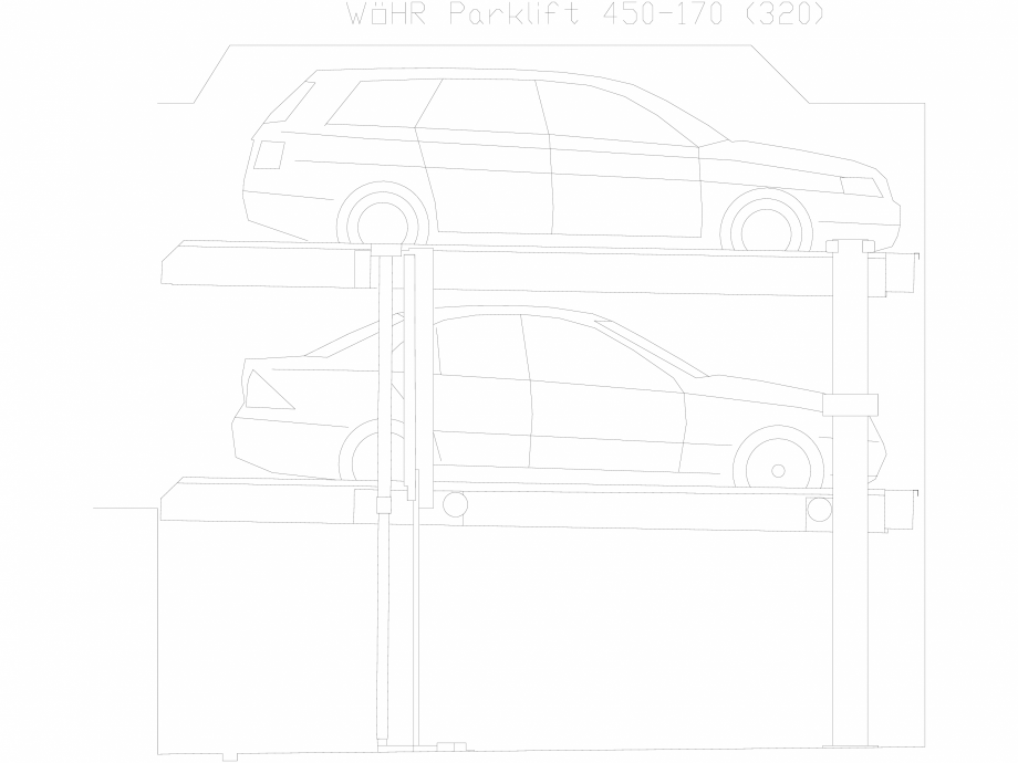 Pagina 1-CAD-DXF Parklift 450-170-320 WÖHR Detaliu de produs 