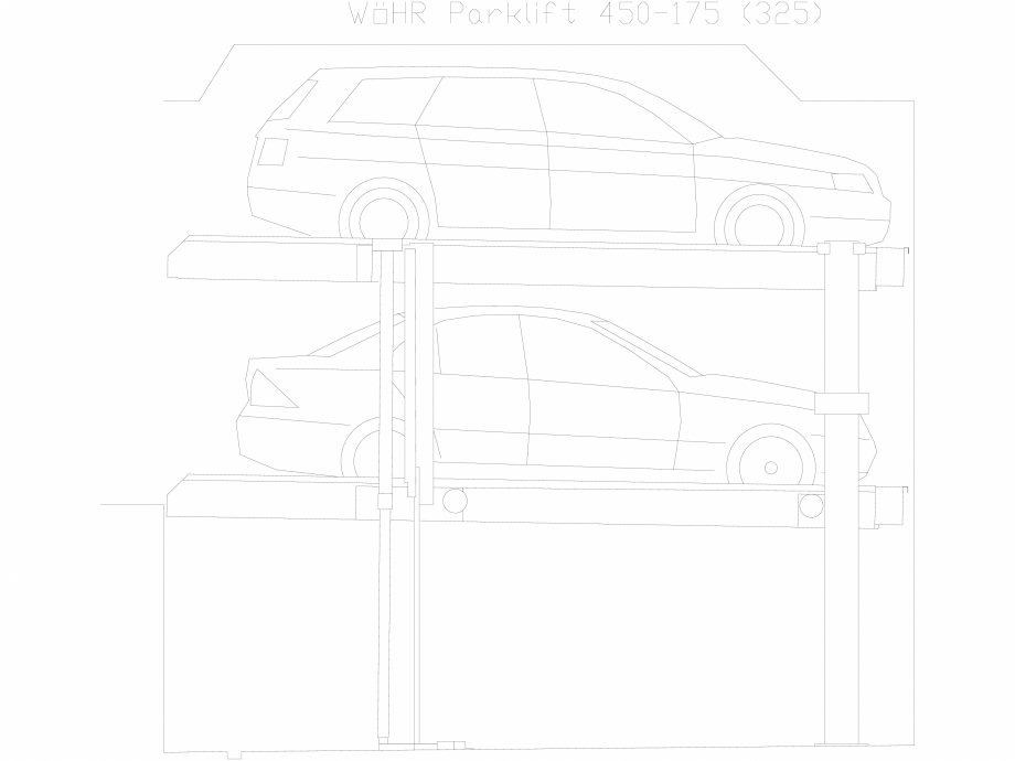 Pagina 1-CAD-DXF Parklift 450-175-325 WÖHR Detaliu de produs 