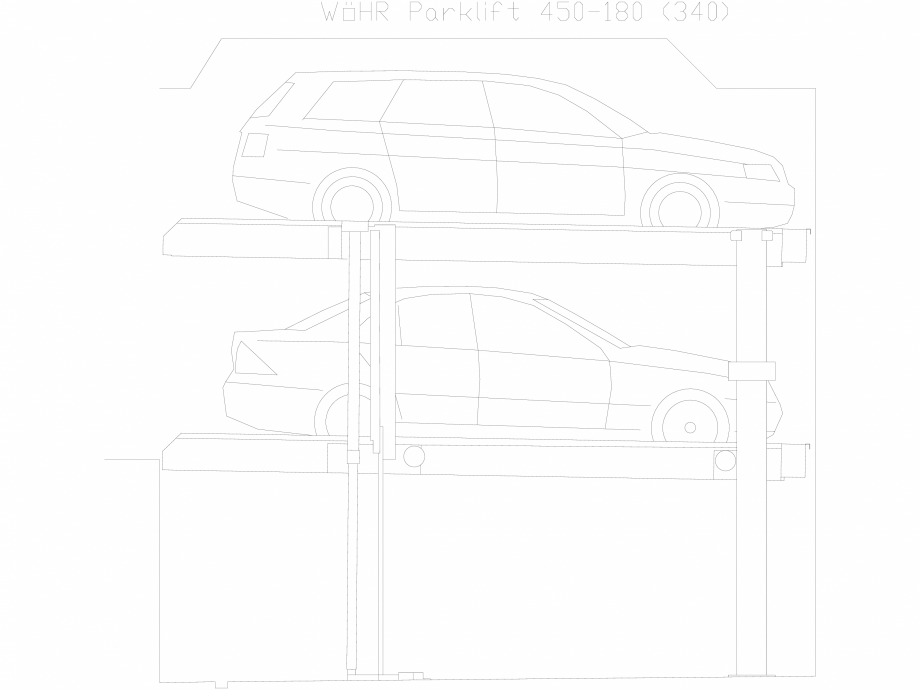 Pagina 1-CAD-DXF Parklift 450-180-340 WÖHR Detaliu de produs 