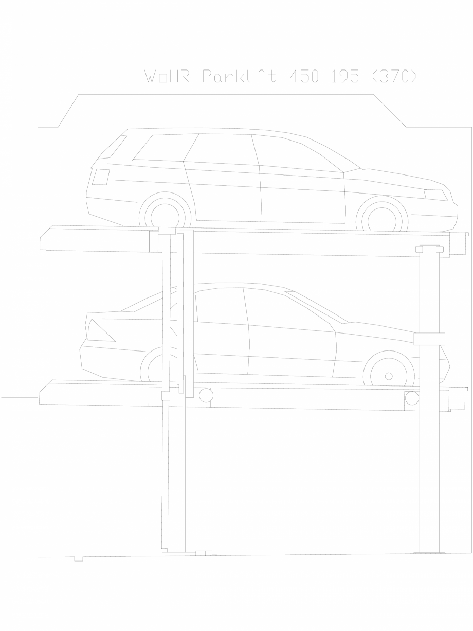 Pagina 1-CAD-DXF Parklift 450-195-370 WÖHR Detaliu de produs 