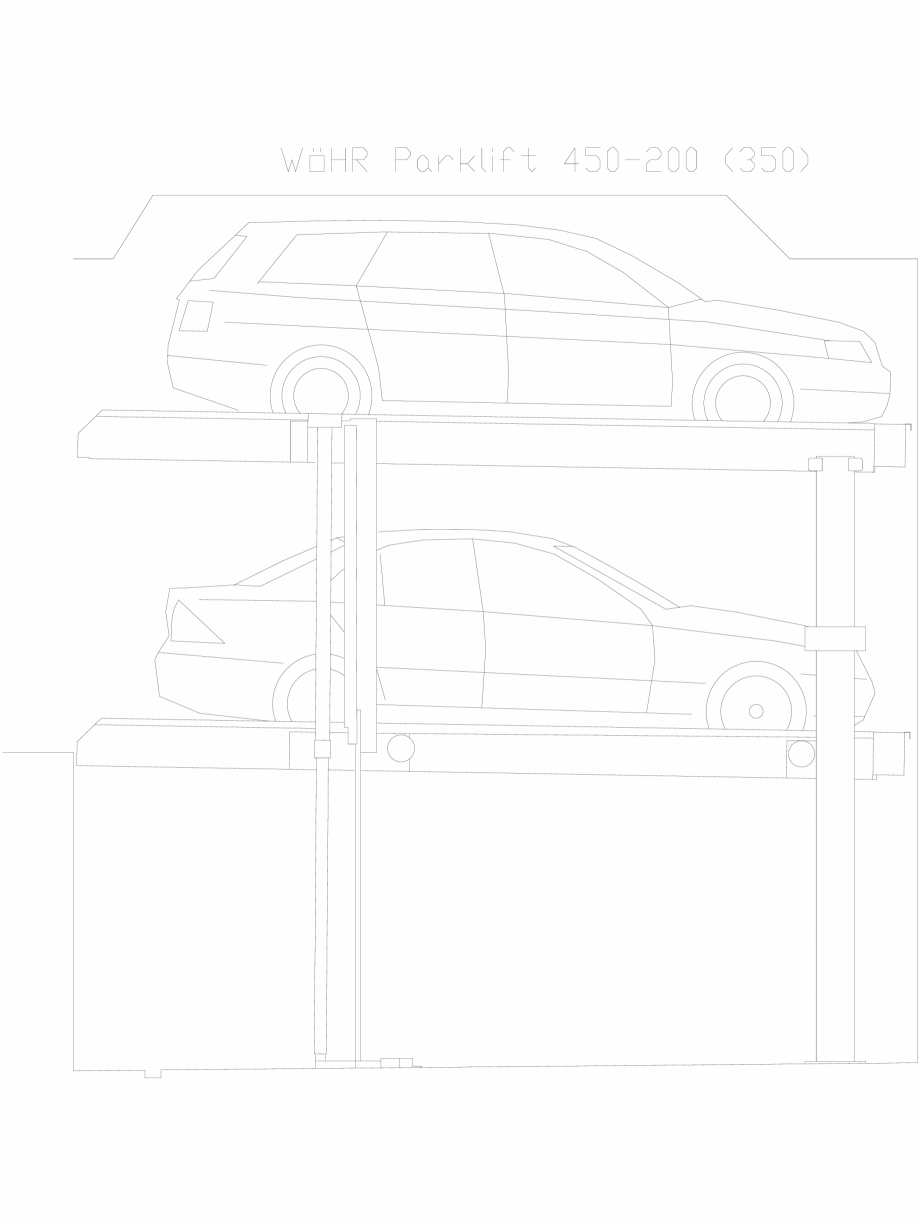Pagina 1-CAD-DXF Parklift 450-200-350 WÖHR Detaliu de produs 