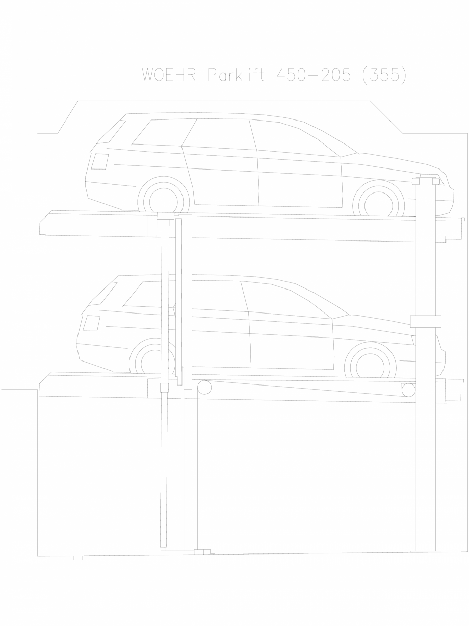 Pagina 1-CAD-DXF Parklift 450-205-355 WÖHR Detaliu de produs 