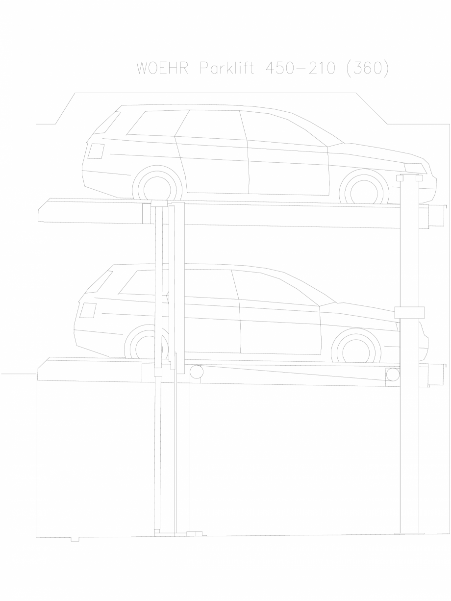 Pagina 1-CAD-DXF Parklift 450-210-360 WÖHR Detaliu de produs 