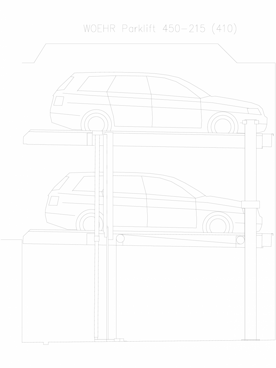 Pagina 1-CAD-DXF Parklift 450-215-410 WÖHR Detaliu de produs 