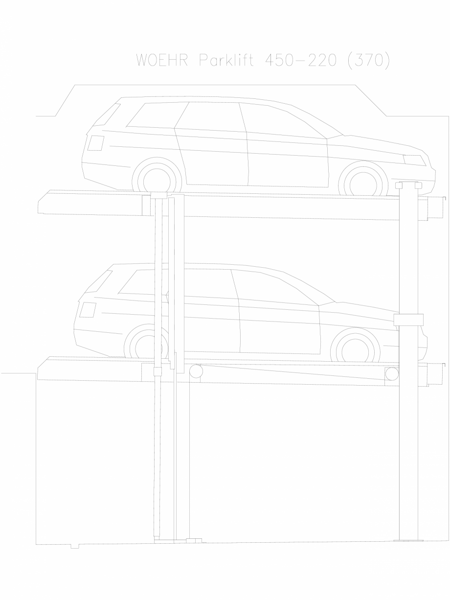 Pagina 1-CAD-DXF Parklift 450-220-370 WÖHR Detaliu de produs 