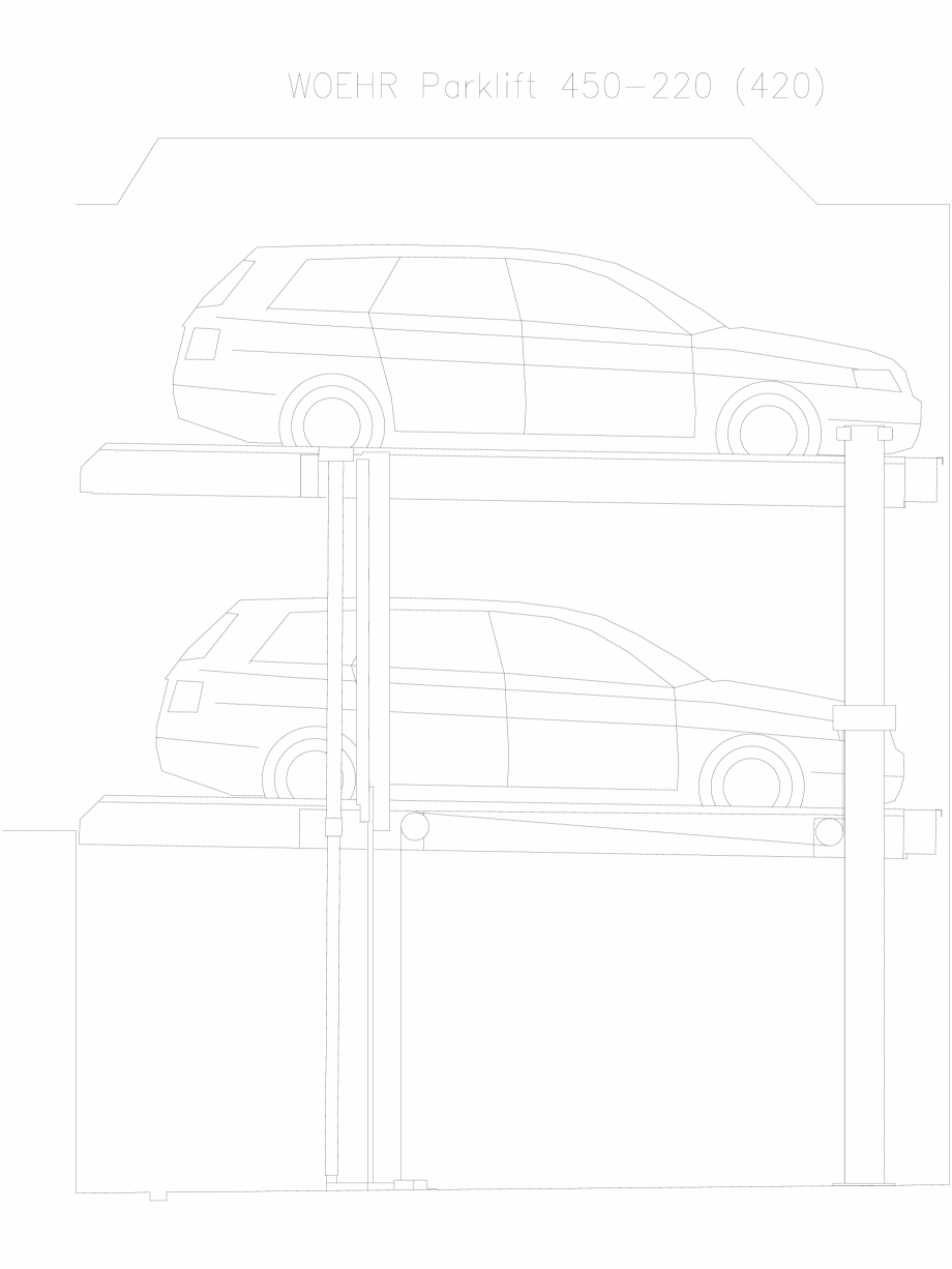 Pagina 1-CAD-DXF Parklift 450-220-420 WÖHR Detaliu de produs 