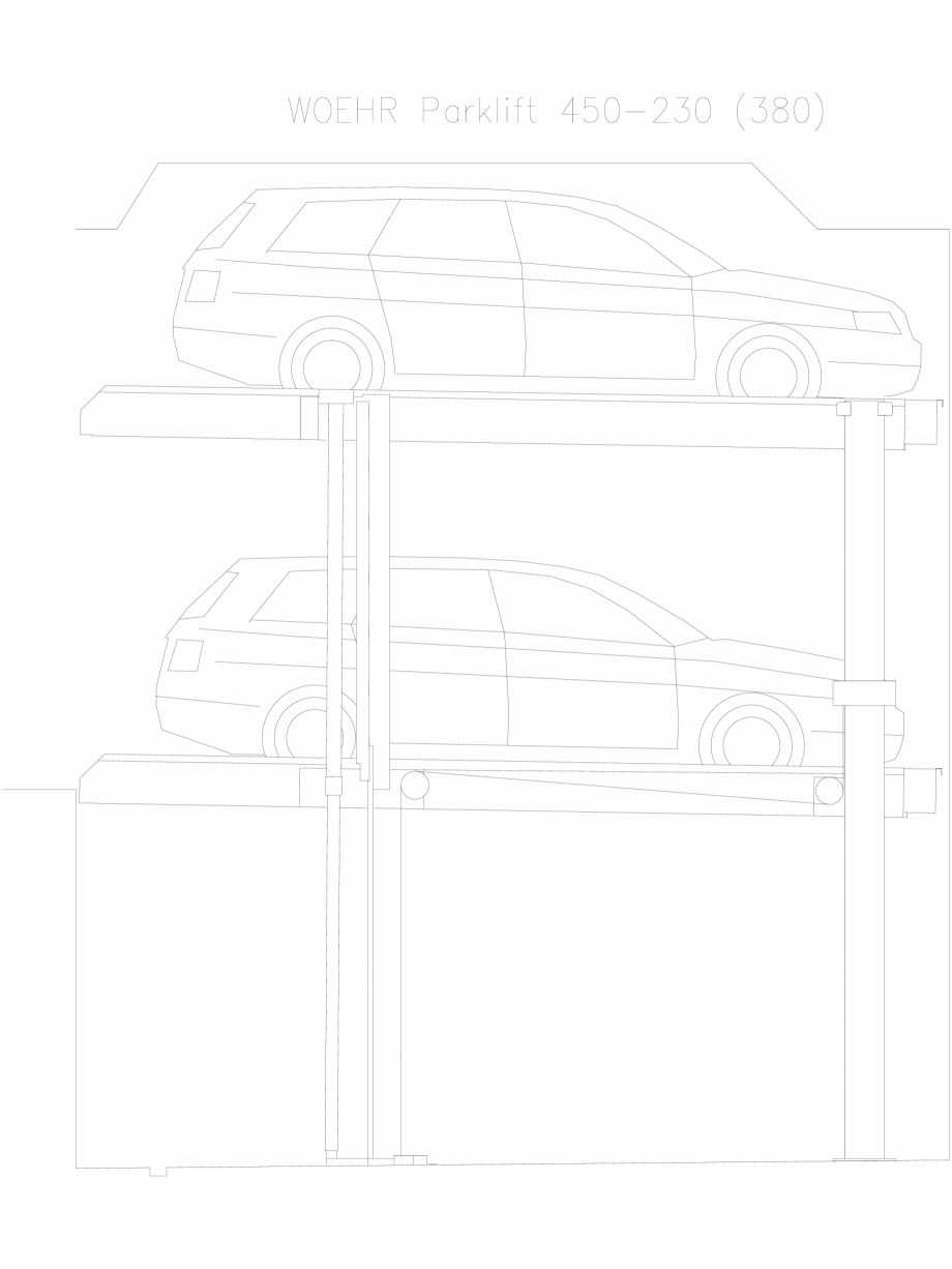Pagina 1 - CAD-DXF Parklift 450-230-380 WÖHR Detaliu de produs 