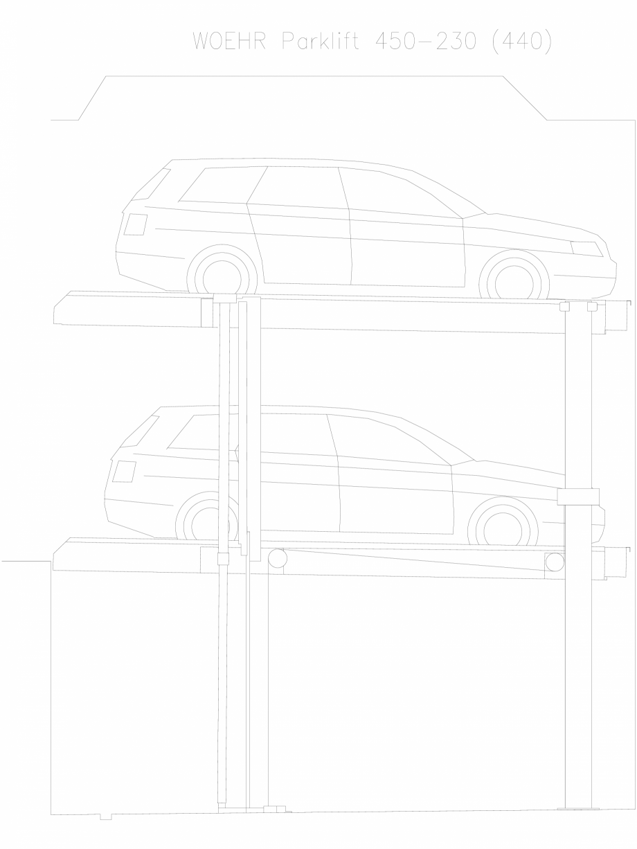 Pagina 1-CAD-DXF Parklift 450-230-440 WÖHR Detaliu de produs 