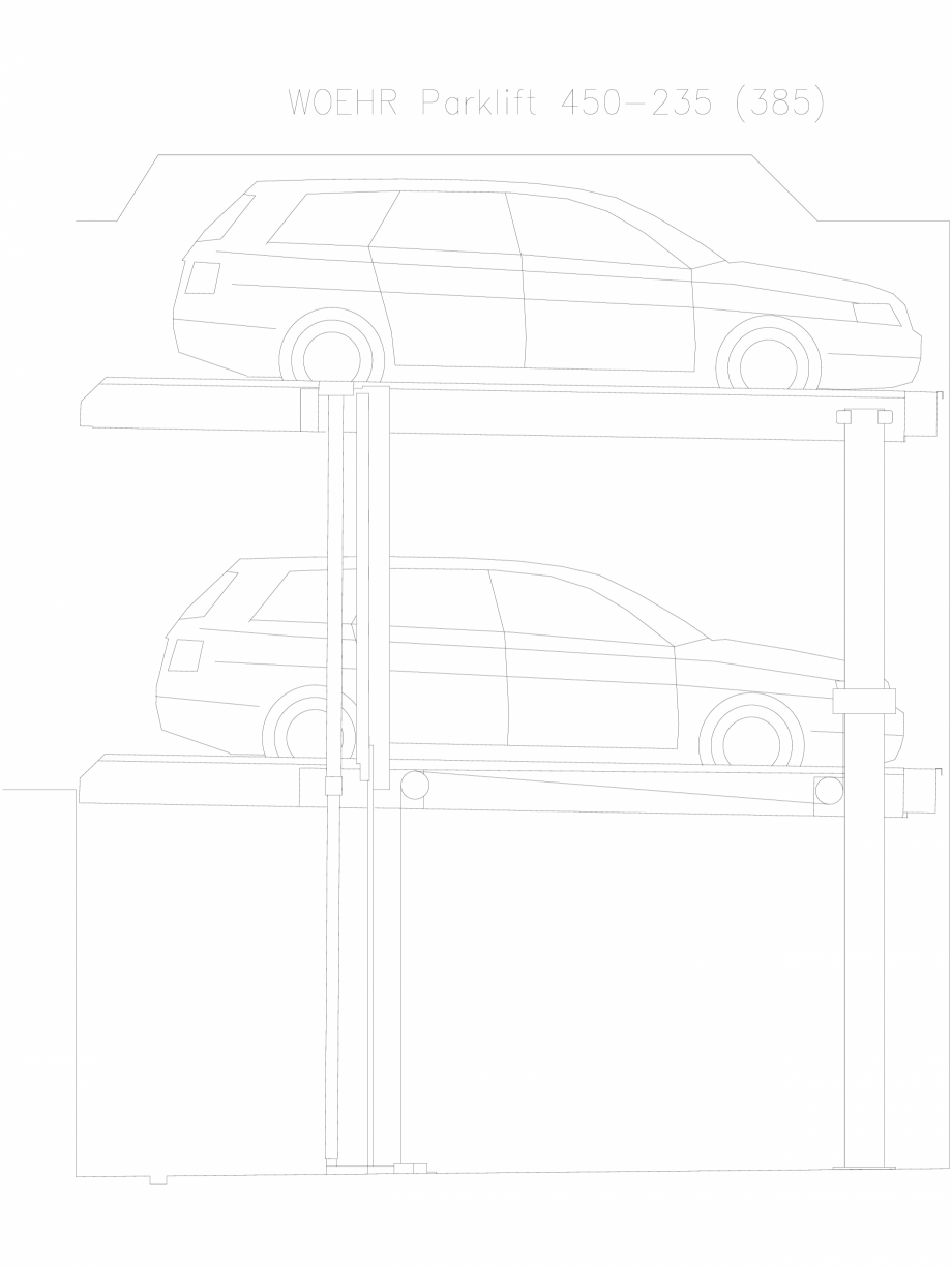 Pagina 1-CAD-DXF Parklift 450-235-385 WÖHR Detaliu de produs 