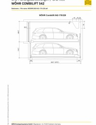 Sistem mecanic de parcare WOEHR-CAD-542-7