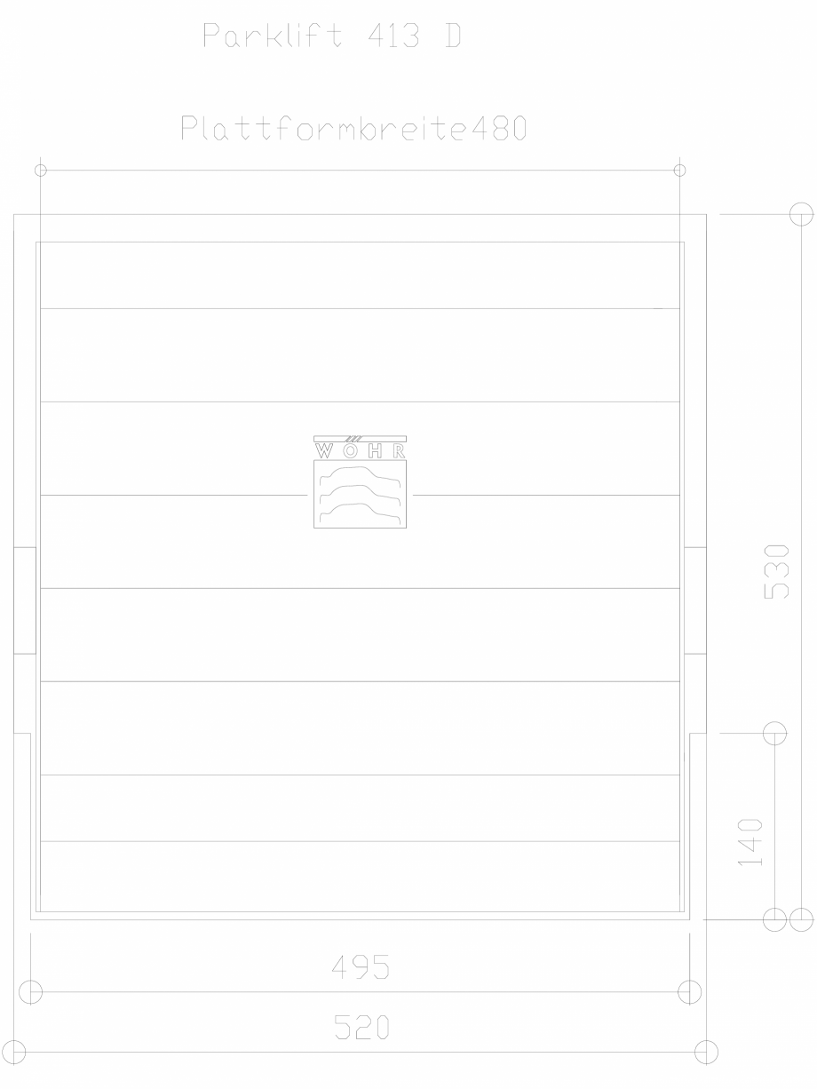 Pagina 1-CAD-DXF Sistem mecanic de parcare DS-413-D-480 WÖHR Detaliu de produs PARKLIFT 413 