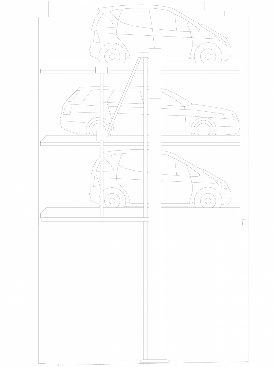 Pagina 1 - CAD-DXF Sistem mecanic de parcare 413-375-planning WÖHR Detaliu de produs PARKLIFT...