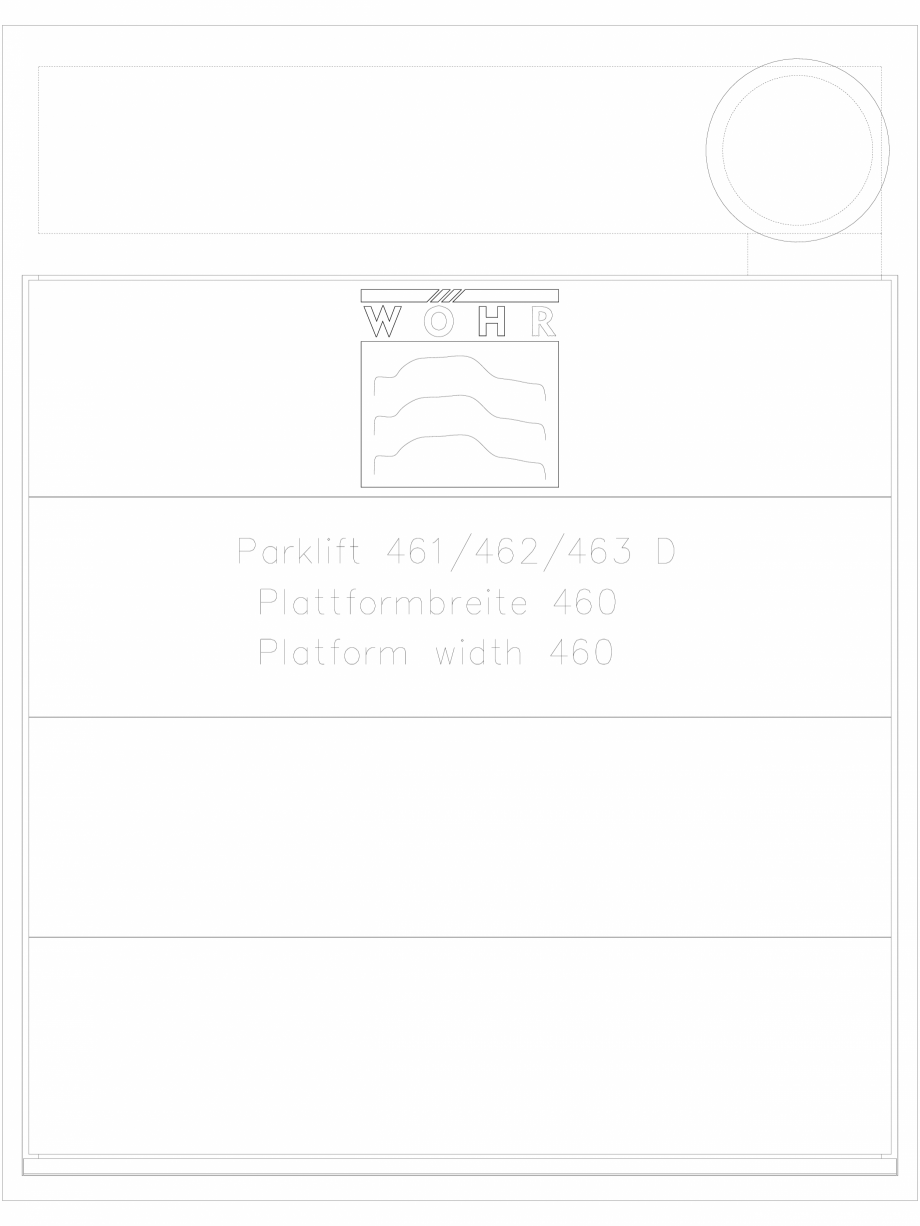 Pagina 1 - CAD-DXF Sistem mecanic de parcare DS-46X-D-460 WÖHR Detaliu de produs PARKLIFT...