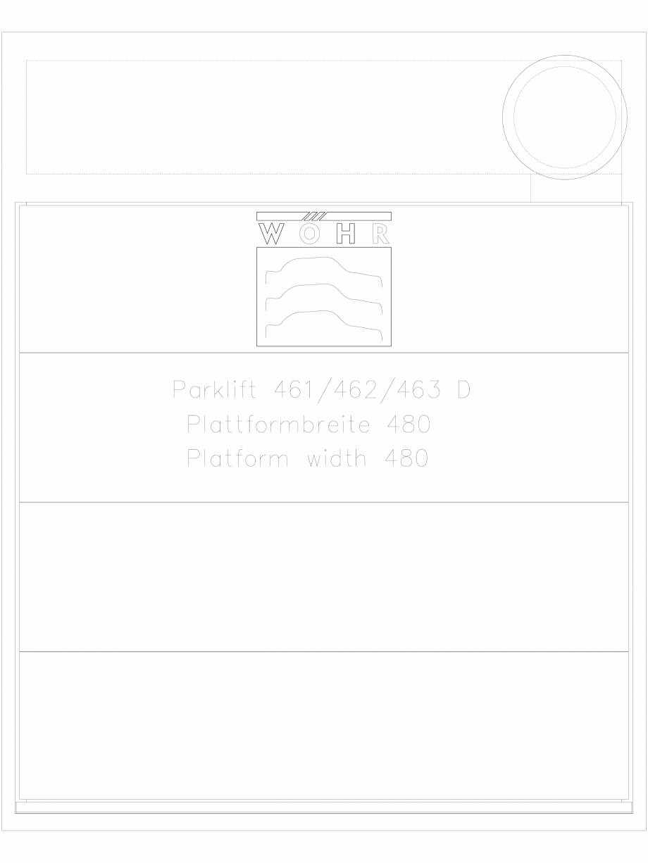 Pagina 1 - CAD-DXF Sistem mecanic de parcare DS-46X-D-480 WÖHR Detaliu de produs PARKLIFT...