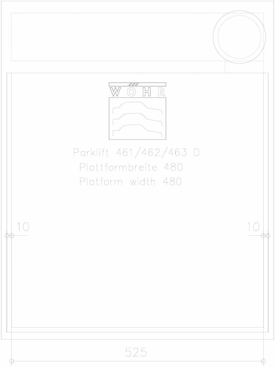 Pagina 1 - CAD-DXF Sistem mecanic de parcare DS-46X-D-480-planning WÖHR Detaliu de produs...
