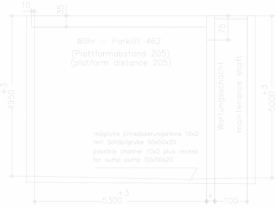 Pagina 1 - CAD-DXF Sistem mecanic de parcare 462-205-planning WÖHR Detaliu de produs PARKLIFT...