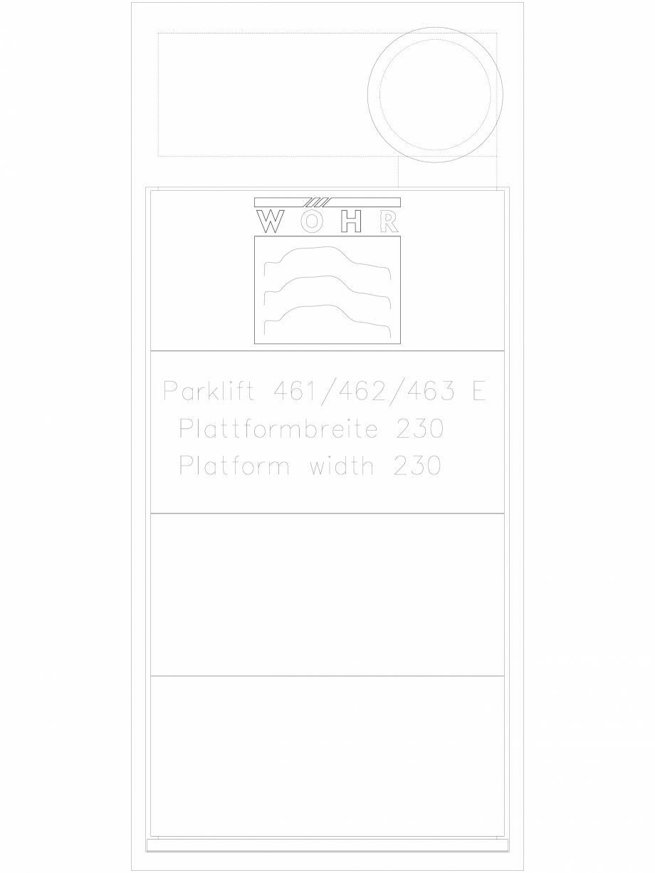 Pagina 1-CAD-DXF Sistem mecanic de parcare DS-46X-E-230 WÖHR Detaliu de produs PARKLIFT 461/462 
