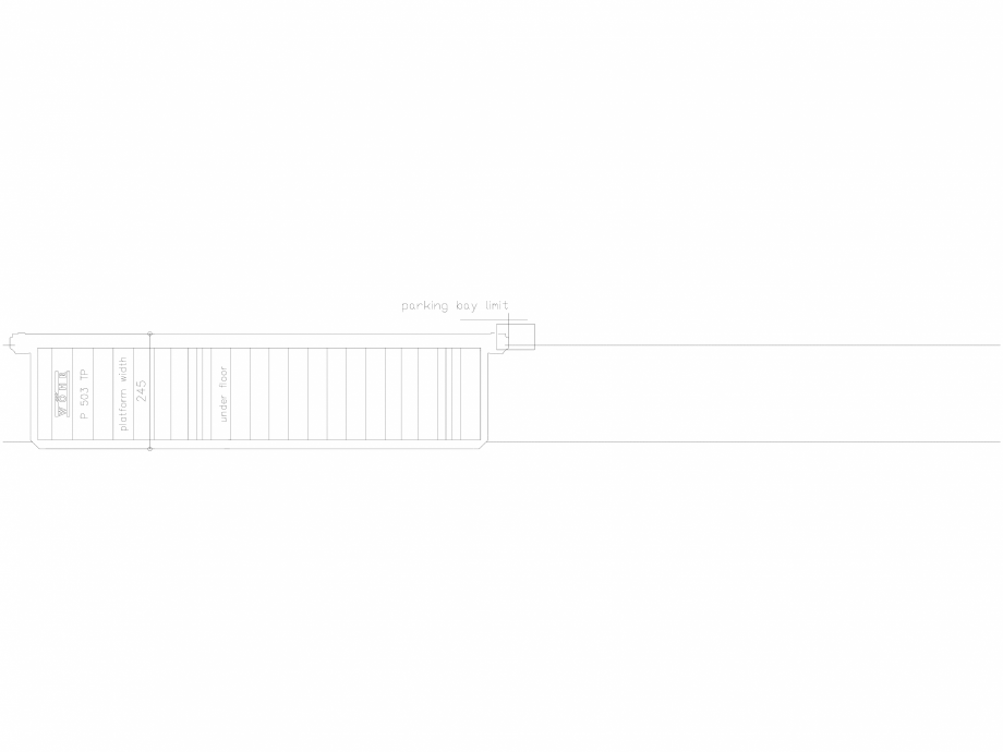 Pagina 1 - CAD-DXF Platforma de parcare 503-245-TP-UF_en WÖHR Detaliu de produs 