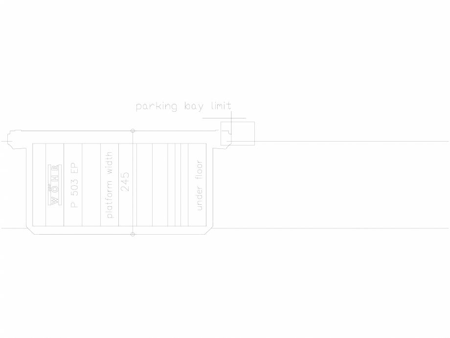 Pagina 1-CAD-DXF Platforma de parcare 503-245-EP-UF_en WÖHR Detaliu de produs 