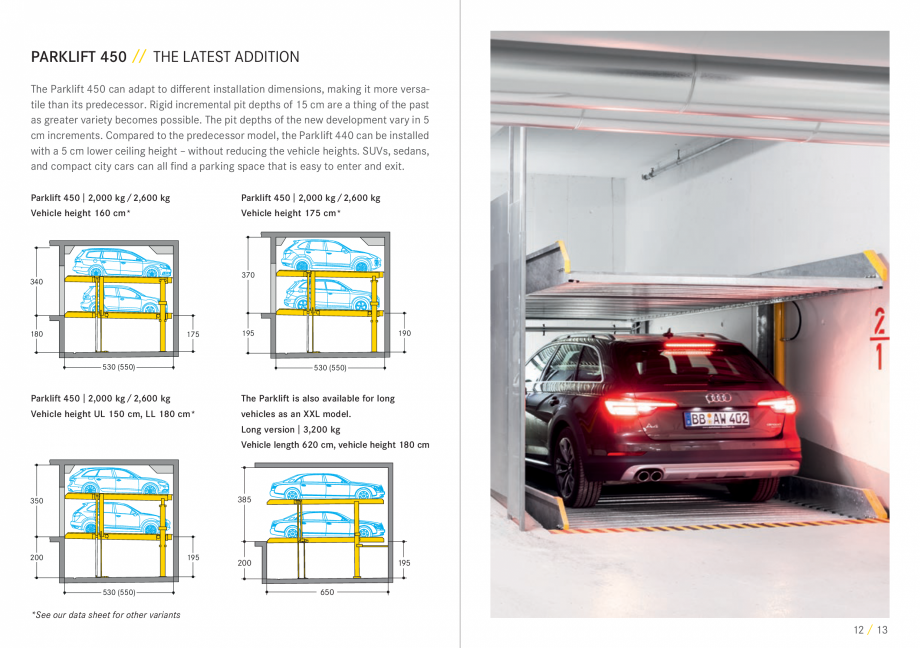 Pagina 7-Sisteme de parcare auto WÖHR PARKLIFT 405, PARKLIFT 450, PARKLIFT 401, PARKLIFT 411, PARKLIFT...
