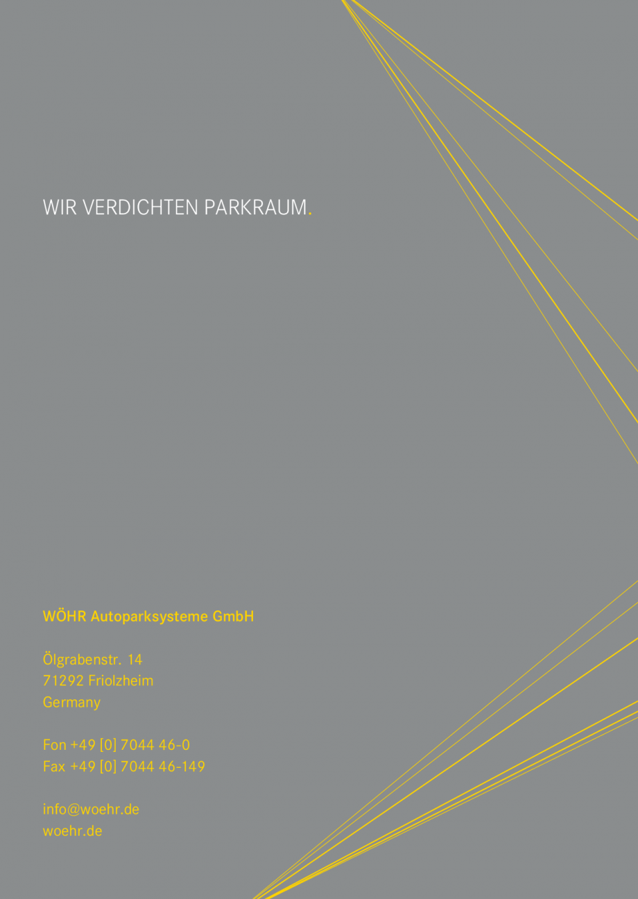 Pagina 41-Sisteme de parcare auto WÖHR PARKLIFT 405, PARKLIFT 450, PARKLIFT 401, PARKLIFT 411, PARKLIFT...