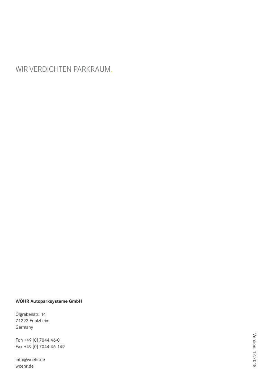 Pagina 4-Sisteme de parcare WÖHR Combilift  WÖHR COMBILIFT 542, COMBILIFT 543, COMBILIFT 552,...