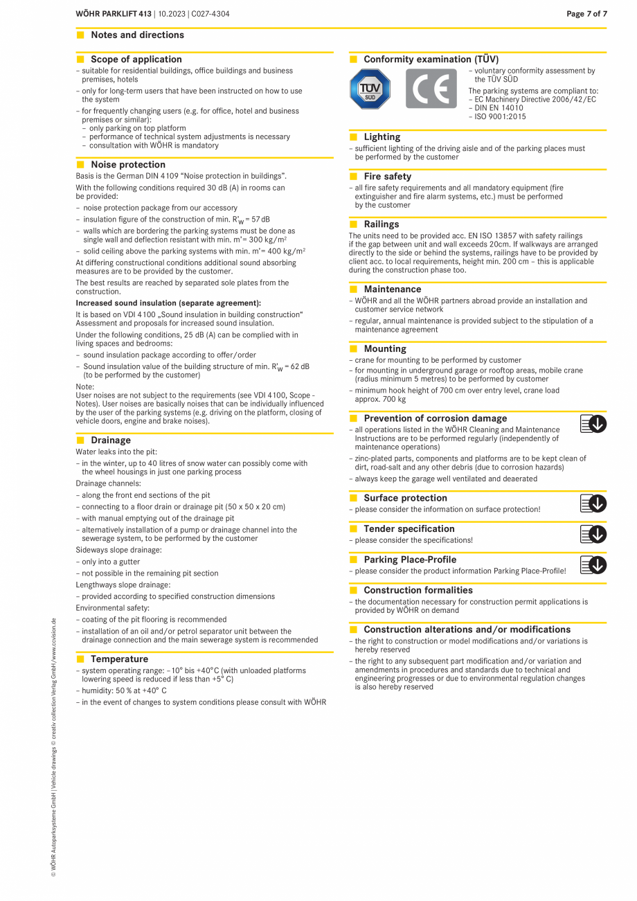 Pagina 7-Sistem mecanic de parcare WÖHR PARKLIFT 413 Fisa tehnica Engleza in.20
B1
max.
Clear140...