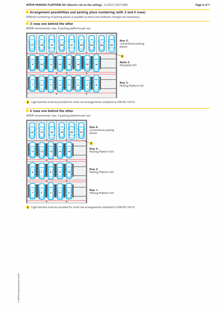Pagina 6 - Fișă tehnică platforma de parcare WÖHR 501 Fisa tehnica Engleza 

13

14

15

16
...