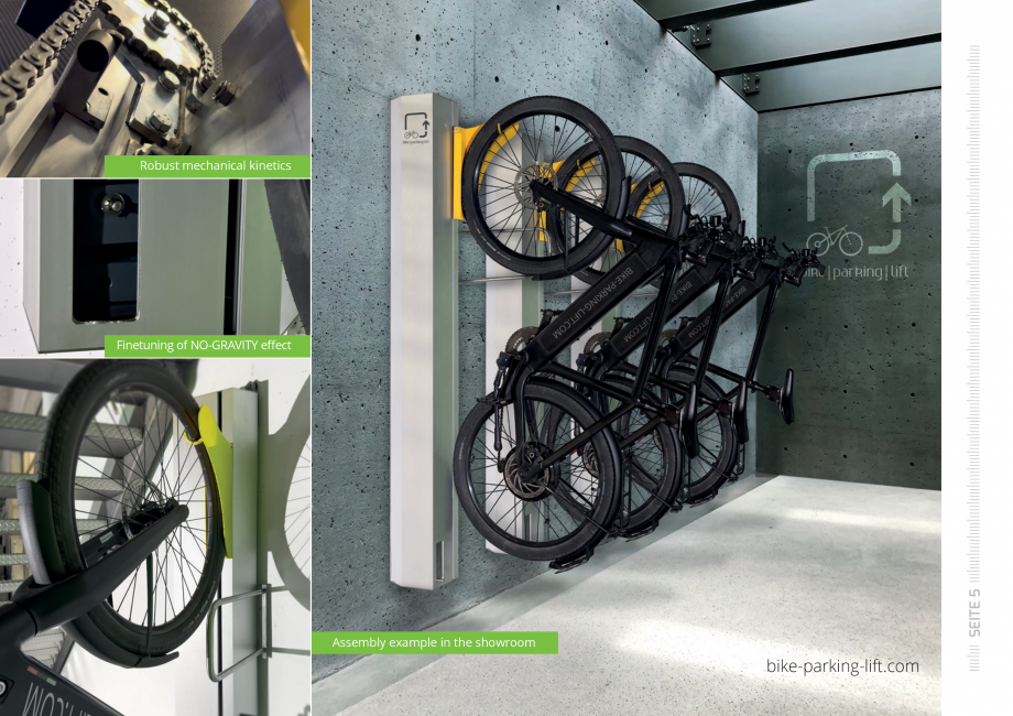 Pagina 5-Brosura sistem de parcare biciclete WÖHR Bike-Parking-Lift® Catalog, brosura Engleza...