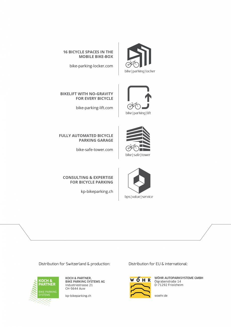 Pagina 5-Fisa tehnica sistem de parcare biciclete WÖHR Bike-Parking-Lift® Fisa tehnica Engleza 
