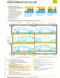 Sistem mecanic de parcare - COMBILIFT 543 MR