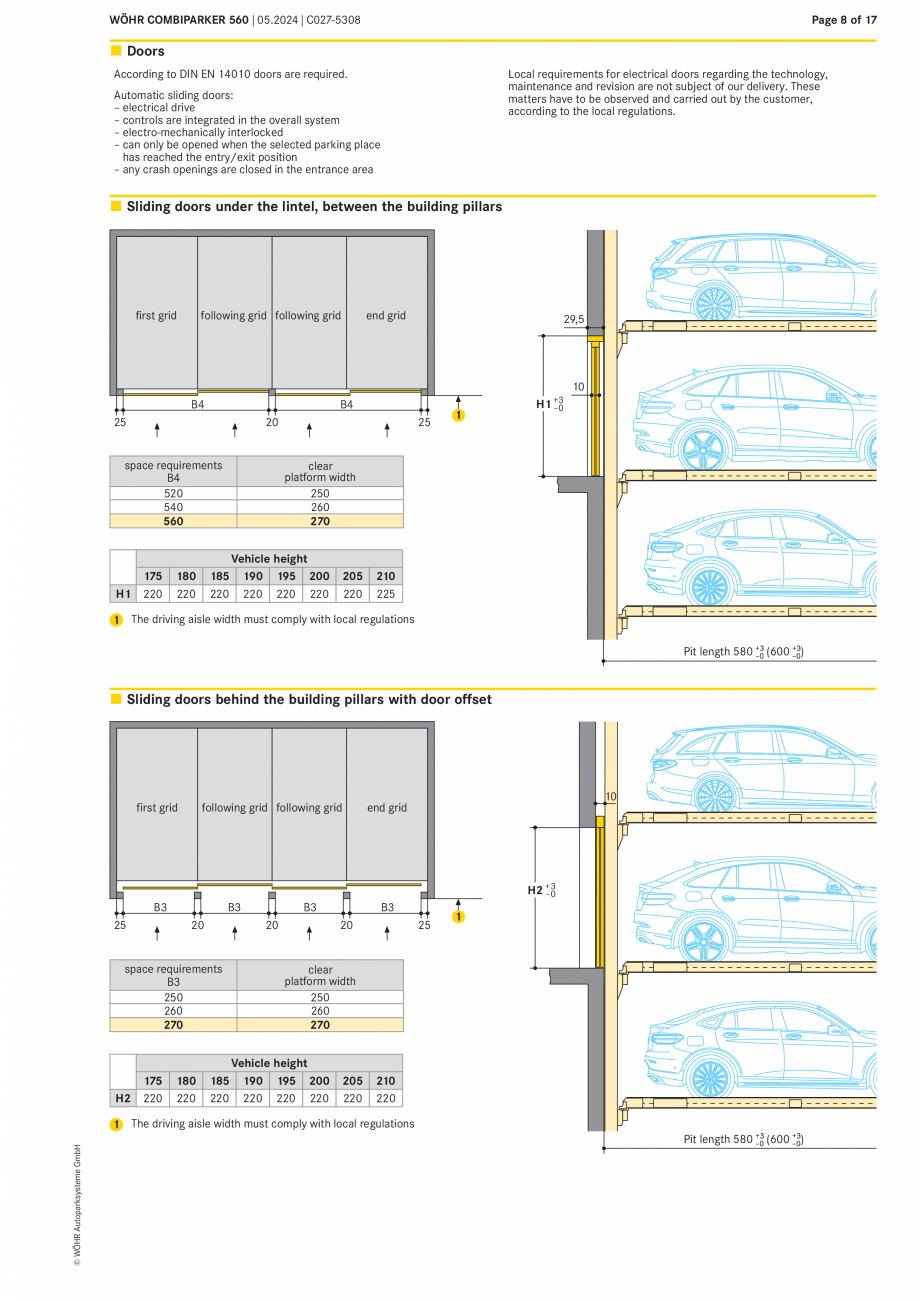Pagina 8-Sistem mecanic de parcare COMBIPARKER WÖHR COMBIPARKER 560 Fisa tehnica Engleza 14

LL2

5

10
...