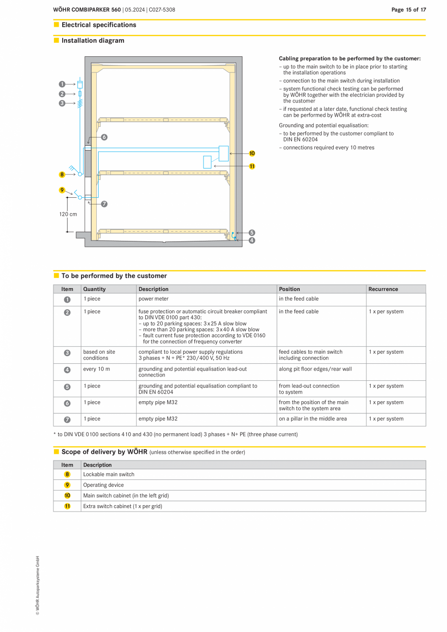 Pagina 15-Sistem mecanic de parcare COMBIPARKER WÖHR COMBIPARKER 560 Fisa tehnica Engleza 3
3

9
10

13...