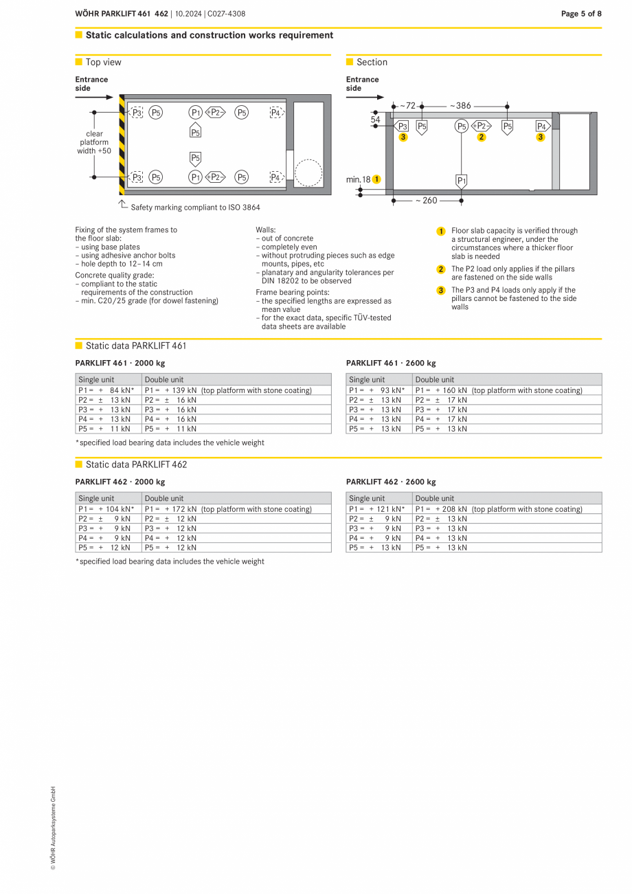 Pagina 5-Sistem mecanic de parcare WÖHR PARKLIFT 461/462 Fisa tehnica Engleza g
(performed by
the...