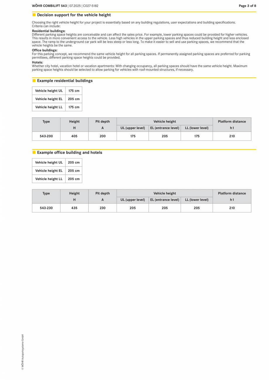Pagina 3-Datasheet Combilift 543 W&Ouml;HR Fisa tehnica Engleza imensions
– all dimensions specified are...