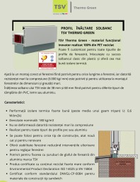 Profil inaltare solbanc - TSV THERMO GREEN