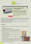 Profil inaltare solbanc - TSV THERMO GREEN TSV