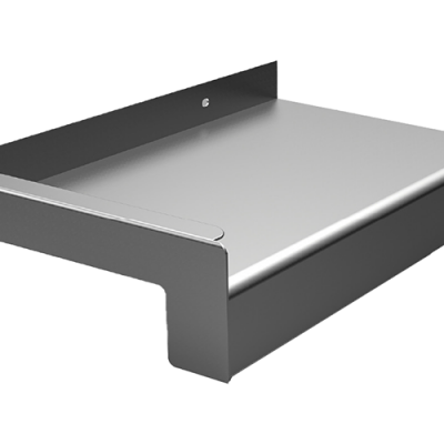 TSV pervaz-silver - Sistem premium de glaf exterior din aluminiu extrudat TSV
