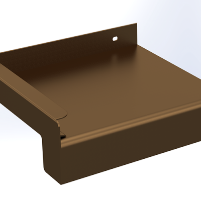 TSV pervaz bronz-inchis - Sistem premium de glaf exterior din aluminiu extrudat TSV