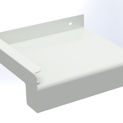 TSV pervaz-alb - Sistem premium de glaf exterior din aluminiu extrudat TSV