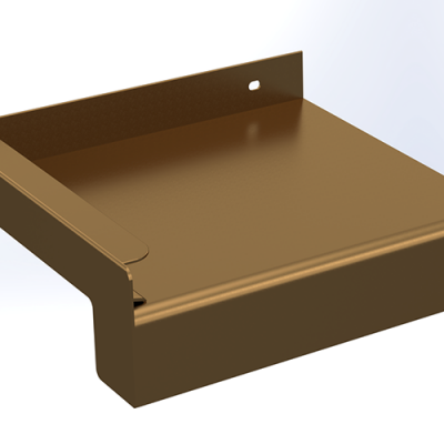 TSV pervaz-bronz-deschis - Sistem premium de glaf exterior din aluminiu extrudat TSV