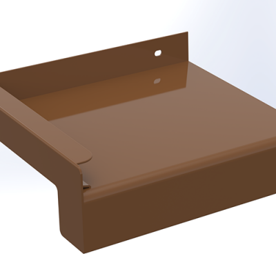 TSV pervaz-stejar - Sistem premium de glaf exterior din aluminiu extrudat TSV