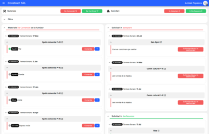 Aplicatie software pentru managementul santierelor Software - Managementul santierelor de constructii