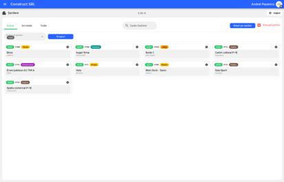 Aplicatie software pentru managementul santierelor Software - Managementul santierelor de constructii