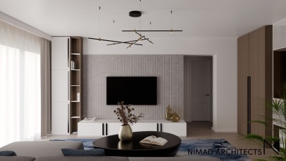 Nimad_Design interior_Apartament V -detalii camera de zi Design interior apartamente