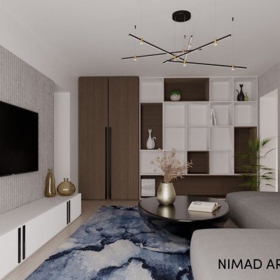 Nimad Architects Nimad_Design interior_Apartament V- camera de zi - detalii - Design interior pentru case si