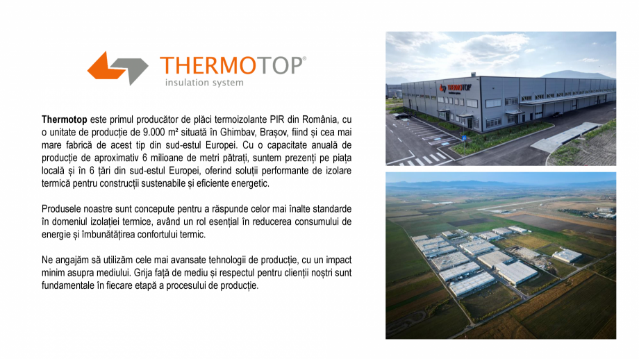 Pagina 3-Solutie de izolare termica performanta  Catalog, brosura Romana mizează punțile termice,...